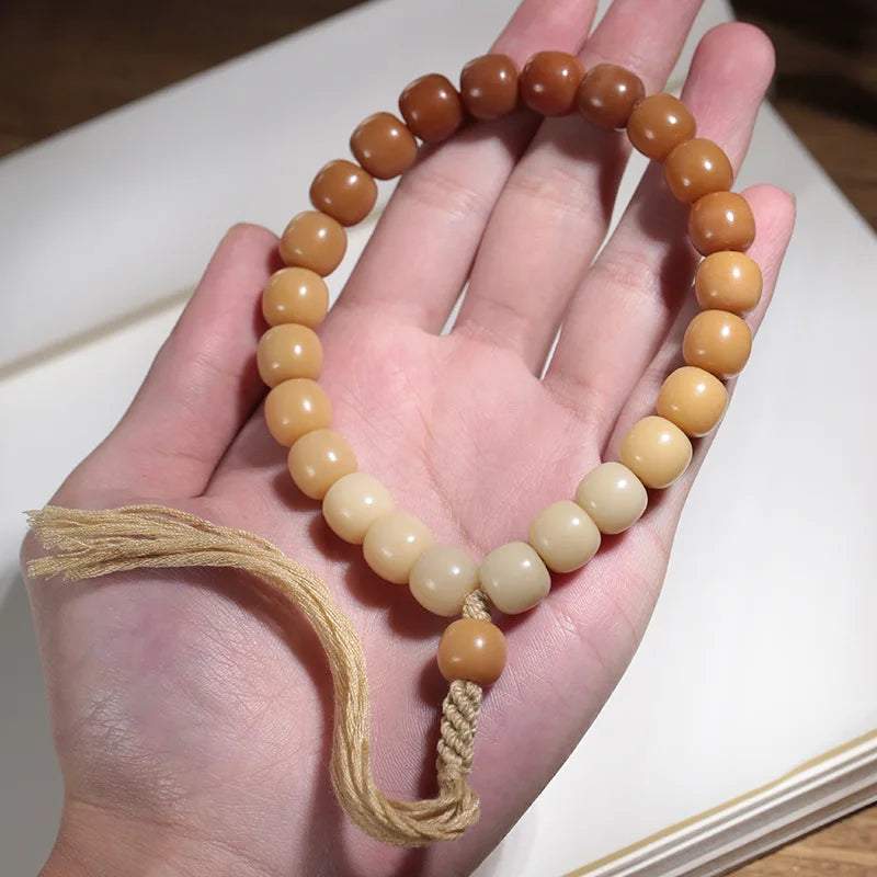 Yellow Gradient Bodhi Beaded Bracelet