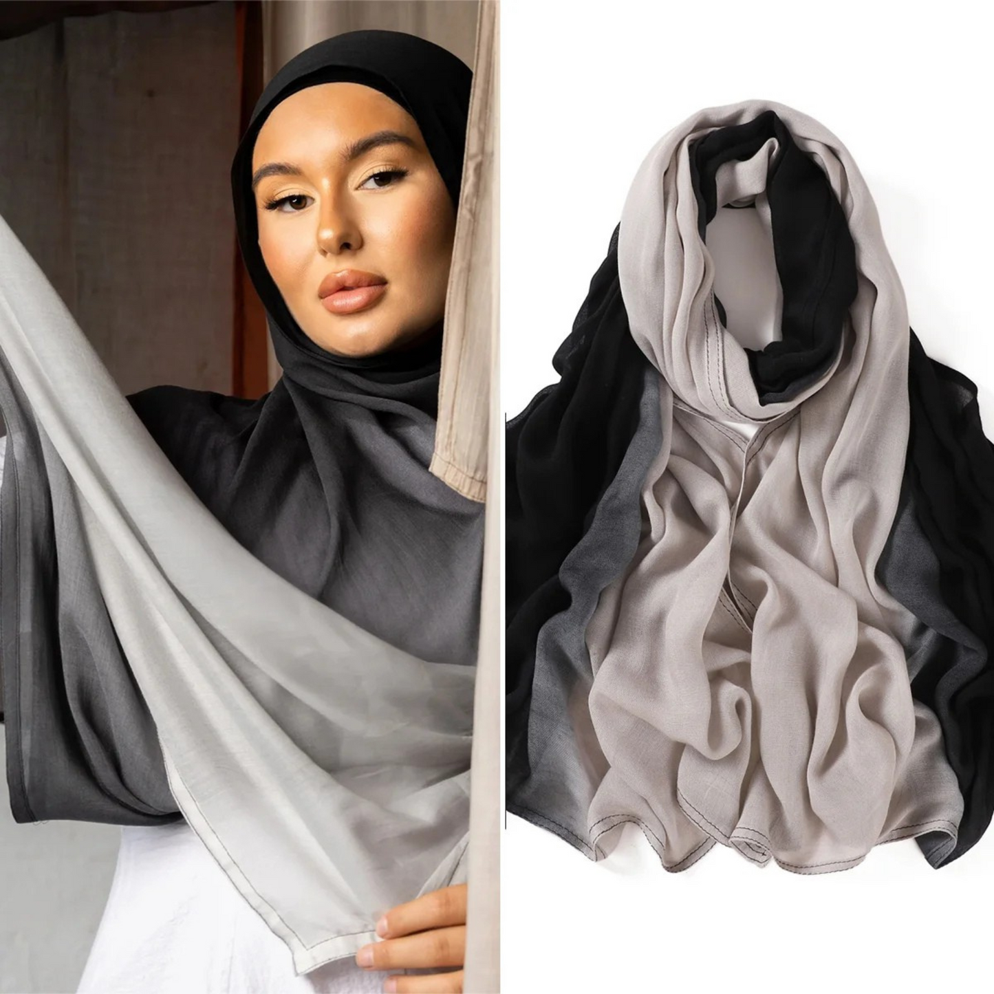 Ombre Gradient Modal Hijab Scarf