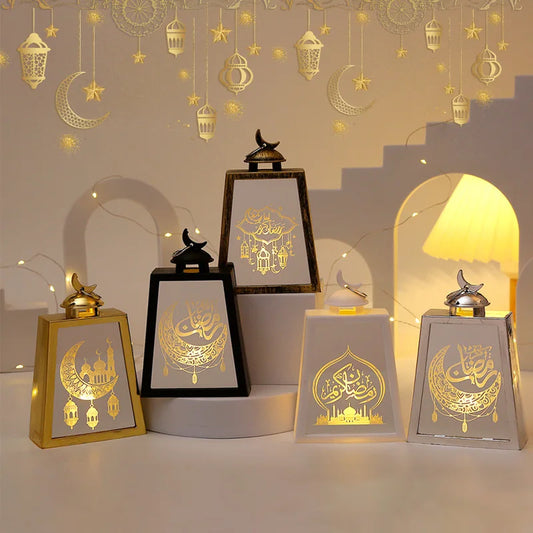 Eid Mubarak LED Candlestick Lamp