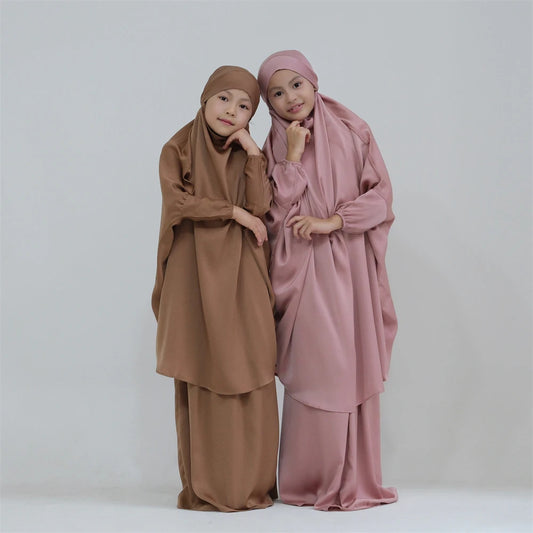 2-Piece Girls' Burka Dress Set