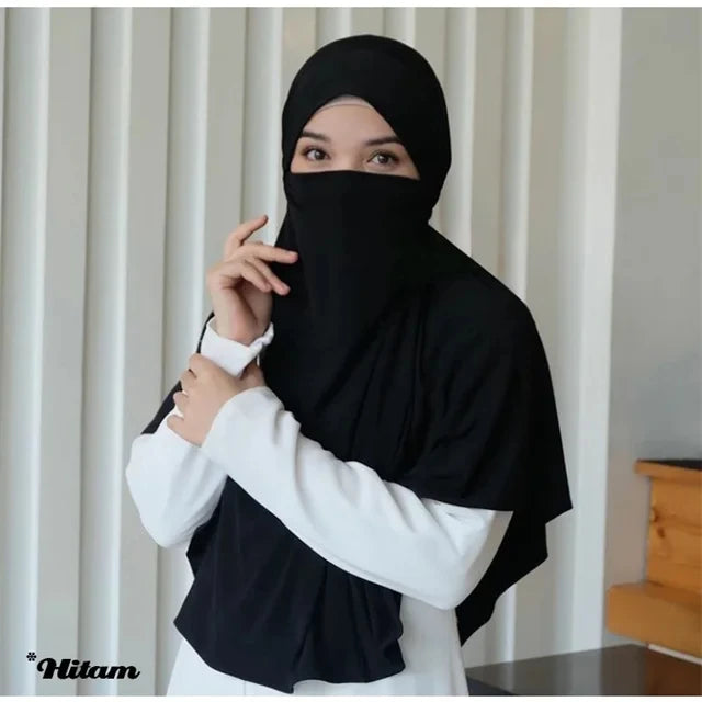 Large Scarf Hijab: Arabic Khimar Headwrap