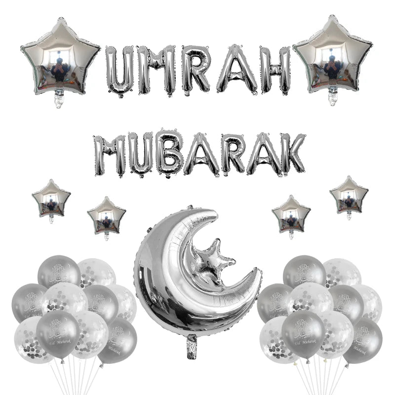 Eid & Umrah Balloon Set – Celebration Decor