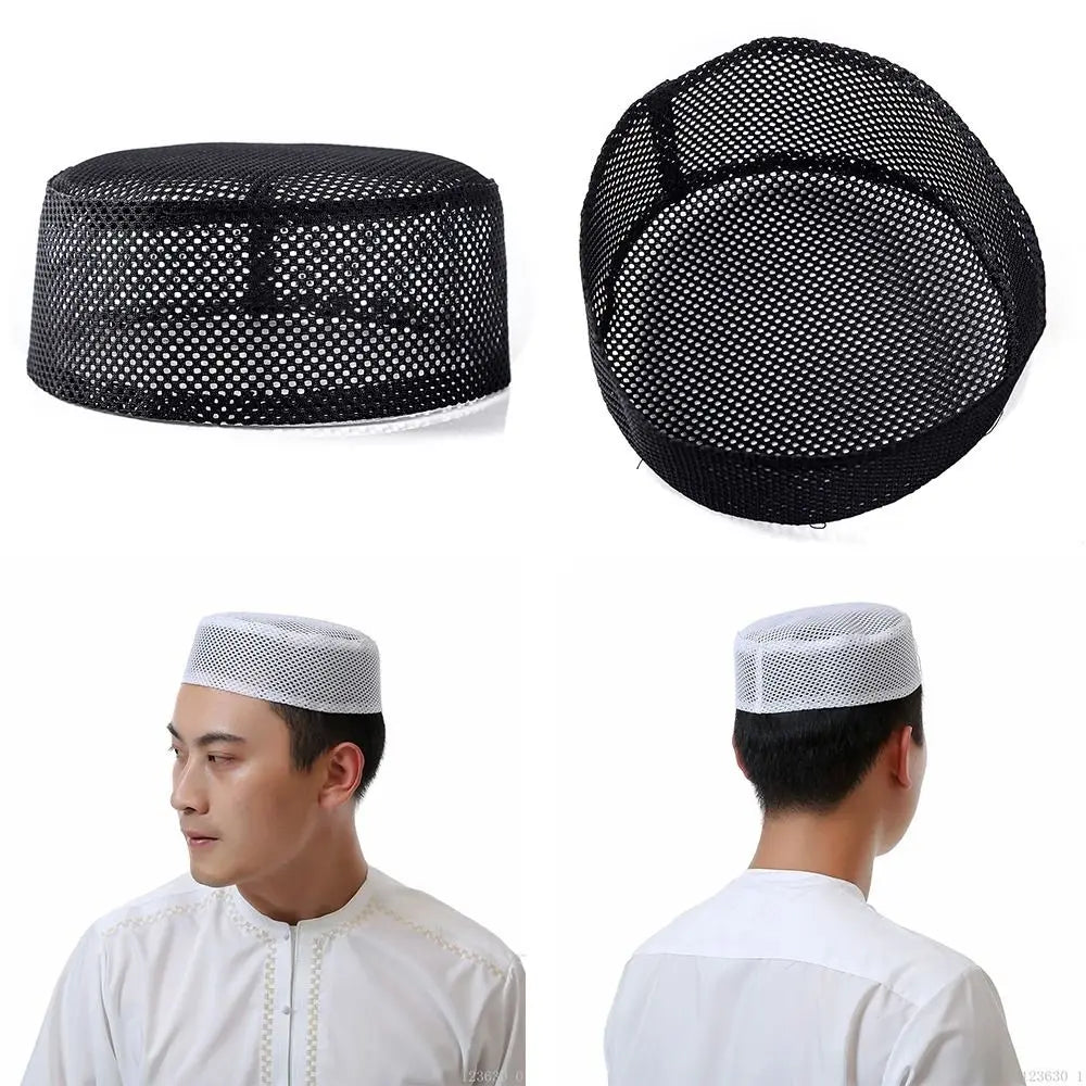 Black & White Muslim Worship Hat