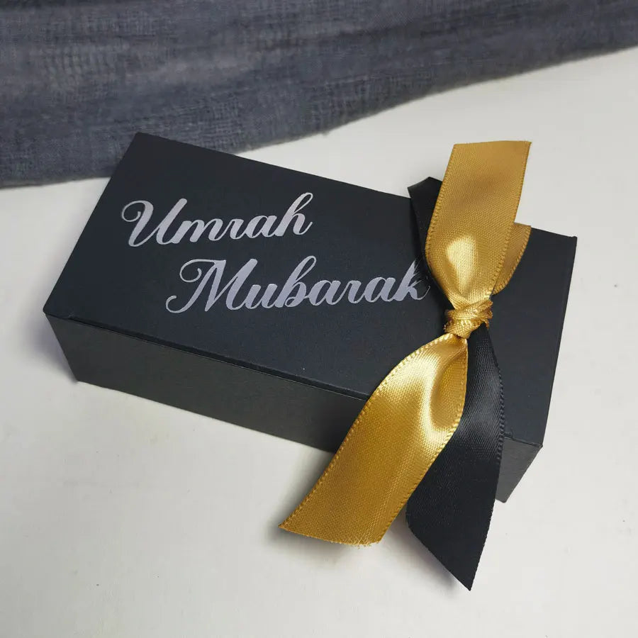 Umrah Mubarak Black Gift Boxes