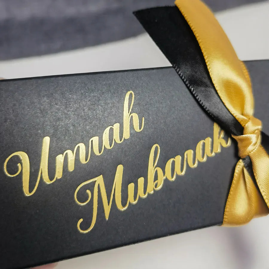 Umrah Mubarak Black Gift Boxes