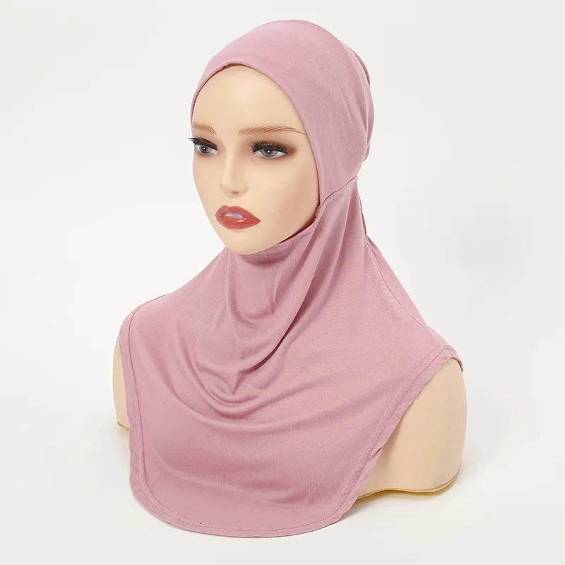 Soft Stretch Hijab for Girls – Ages 2-7