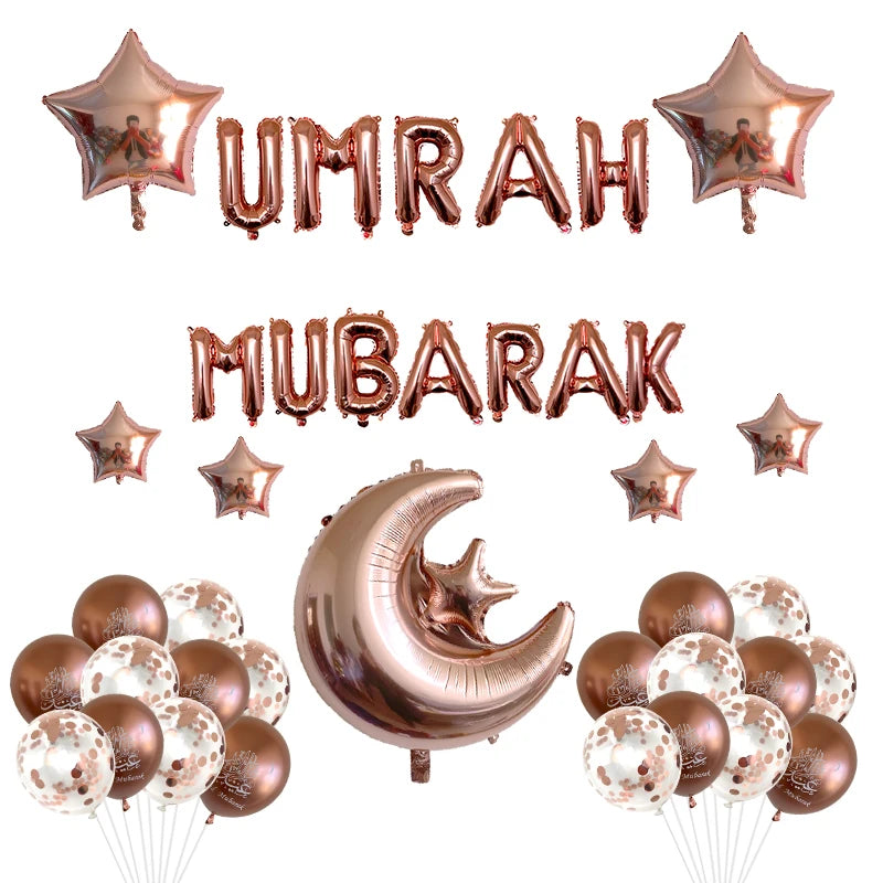 Eid & Umrah Balloon Set – Celebration Decor