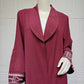 Moroccan-Inspired Floral Embroidery Open Abaya