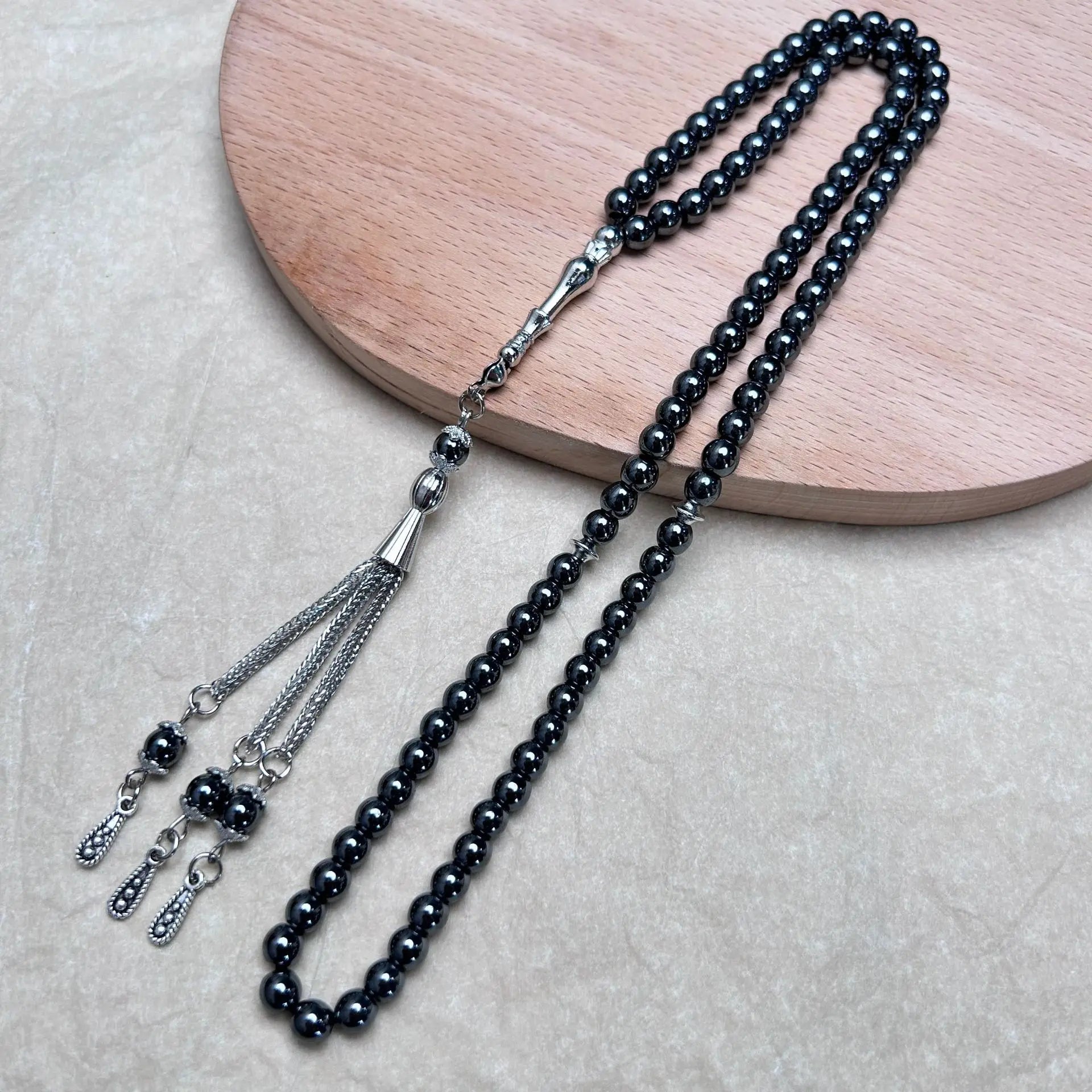 Black Stone Prayer Tasbih