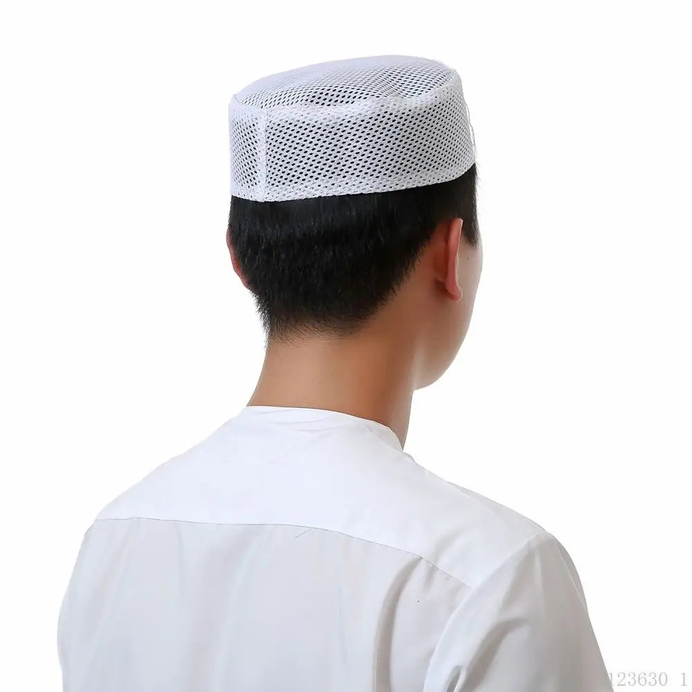 Black & White Muslim Worship Hat