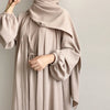 Elegant Crinkle Abaya Set