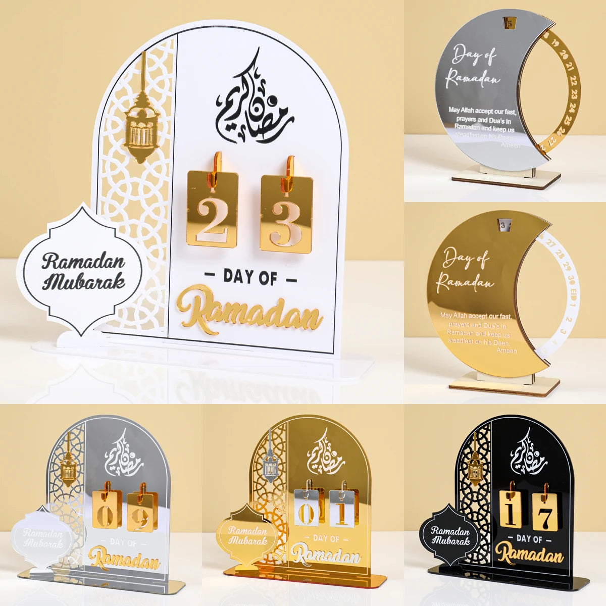 Ramadan Countdown Calendar Acrylic Ornament