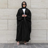 Casual Striped Open Abaya