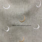 Heart Embellished Open Linen Abaya