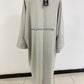 Heart Embellished Open Linen Abaya