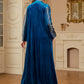 Elegant Winter Velvet Embroidered Abaya Thobe