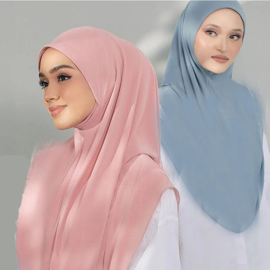 Plain Amira Pull-On Hijab