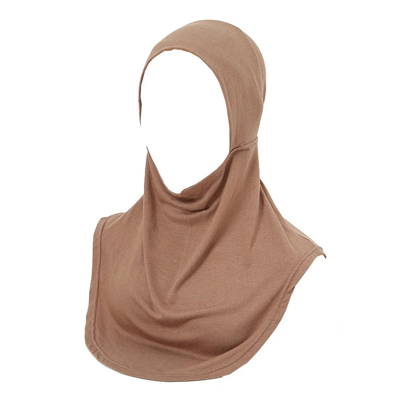 Soft Stretch Hijab for Girls – Ages 2-7