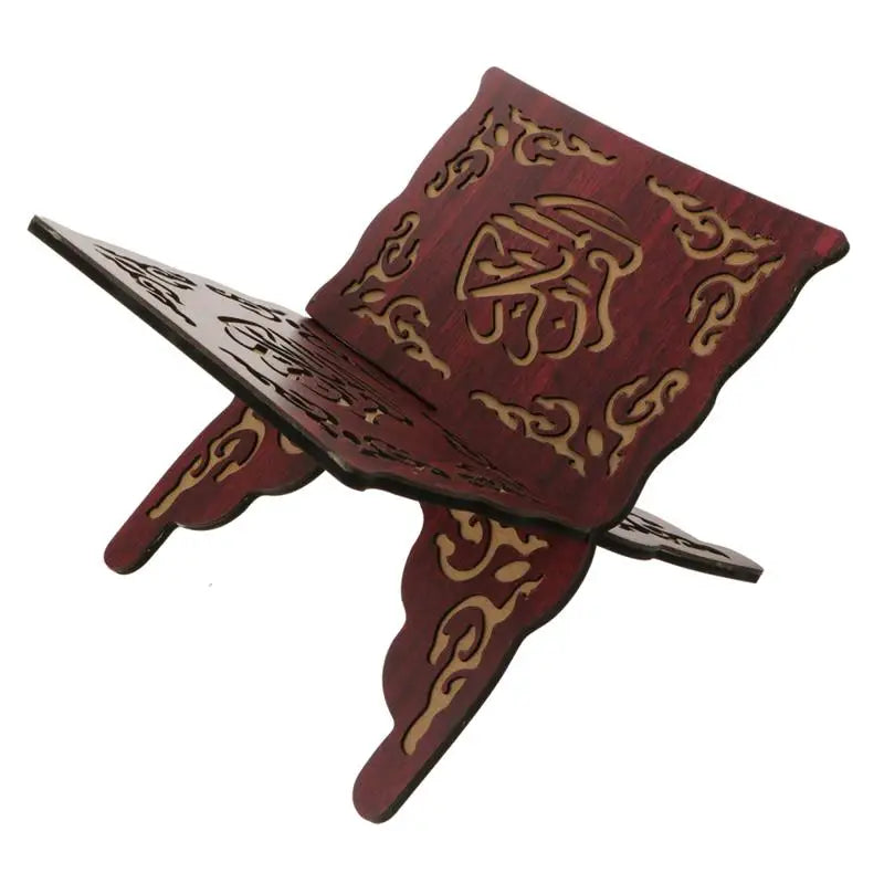 Wooden Eid Mubarak Quran Holder