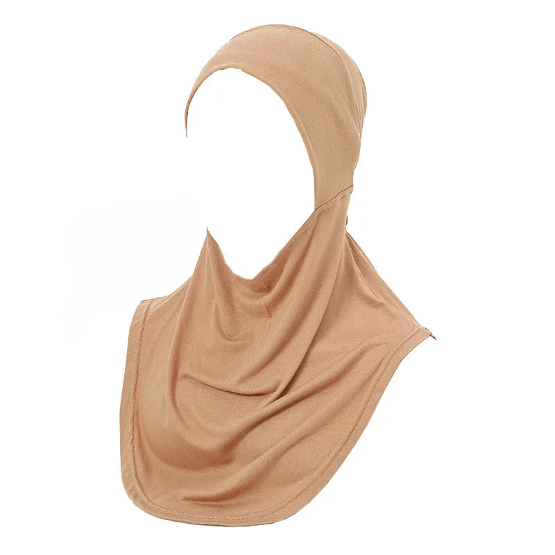 Soft Stretch Hijab for Girls – Ages 2-7