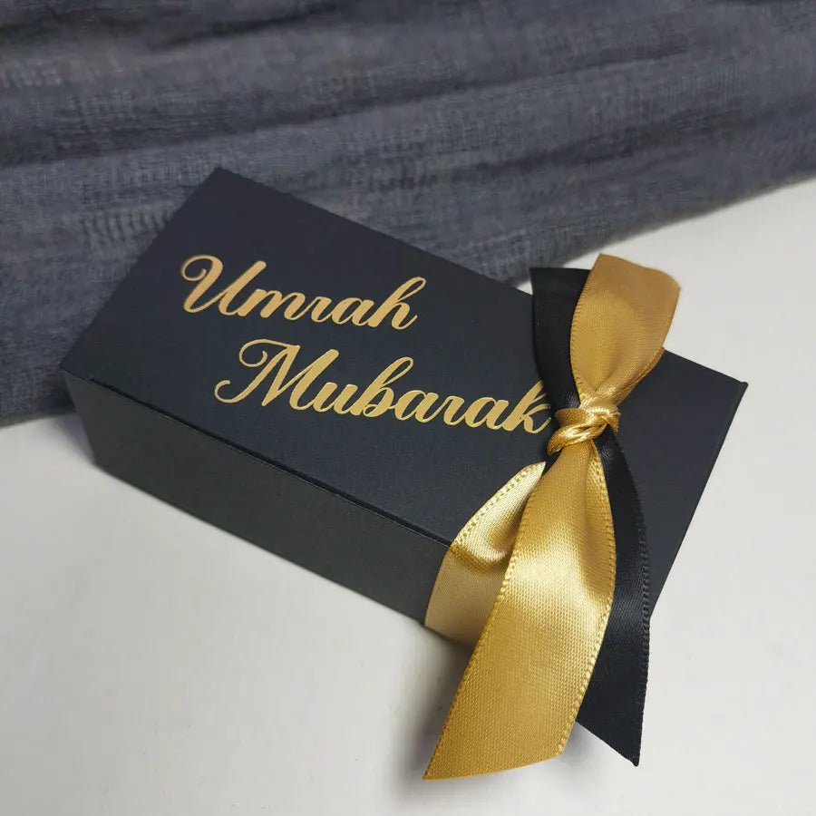 Umrah Mubarak Black Gift Boxes