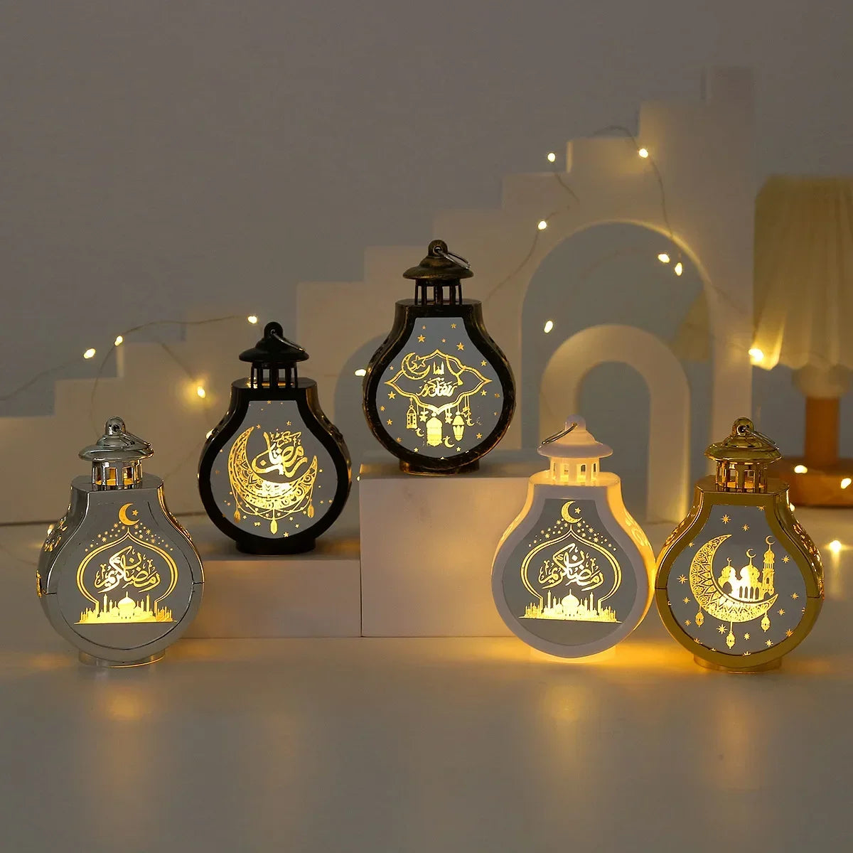 Eid Mubarak LED Wind Lamp