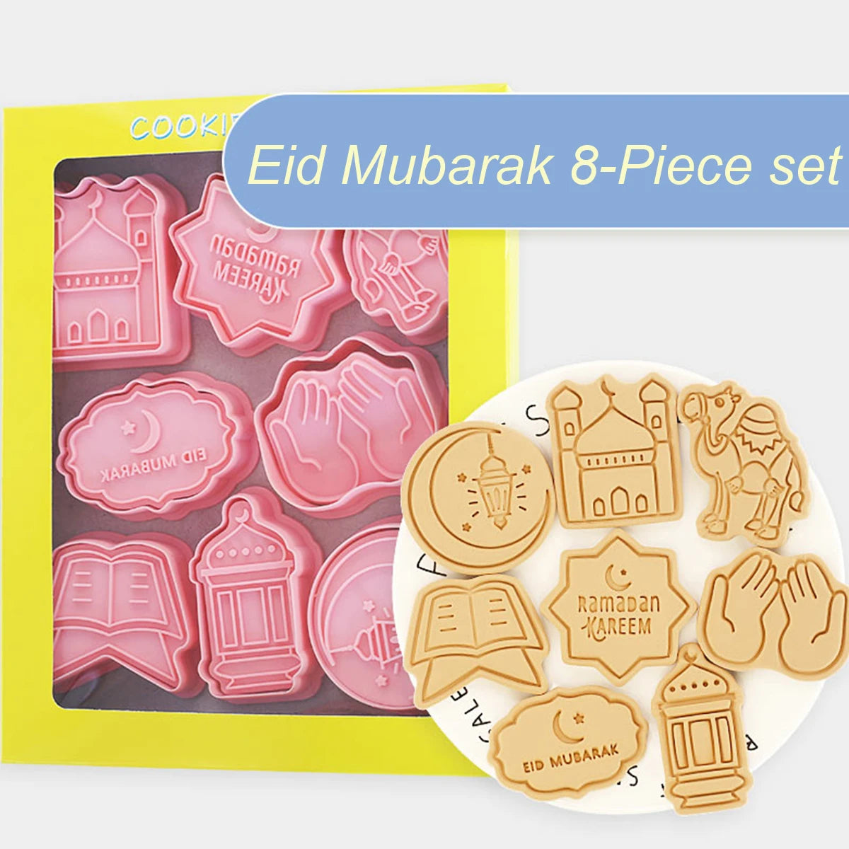 Eid Mubarak Cookie Cutters – DIY Baking Tools