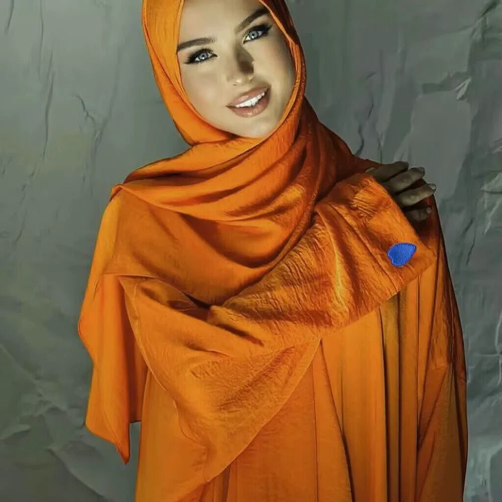Embroidered Love Style Modest Abaya
