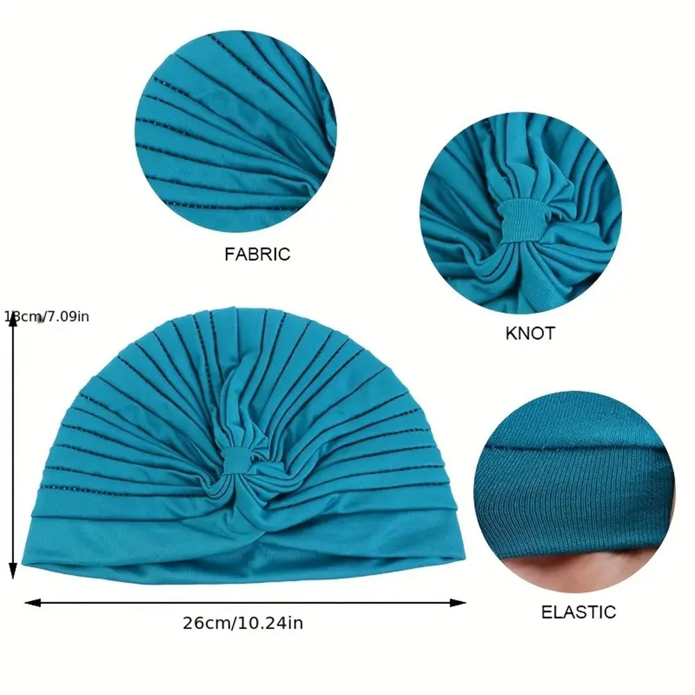 4-Piece Turban Cap Set – Stylish and Comfortable Headwear