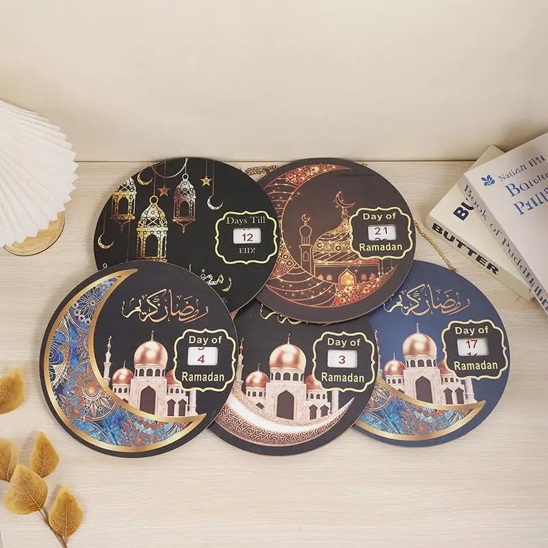 Wooden Ramadan Countdown Calendar 2024