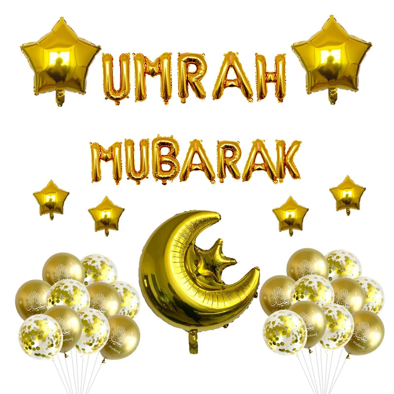 Eid & Umrah Balloon Set – Celebration Decor