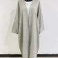 Heart Embellished Open Linen Abaya