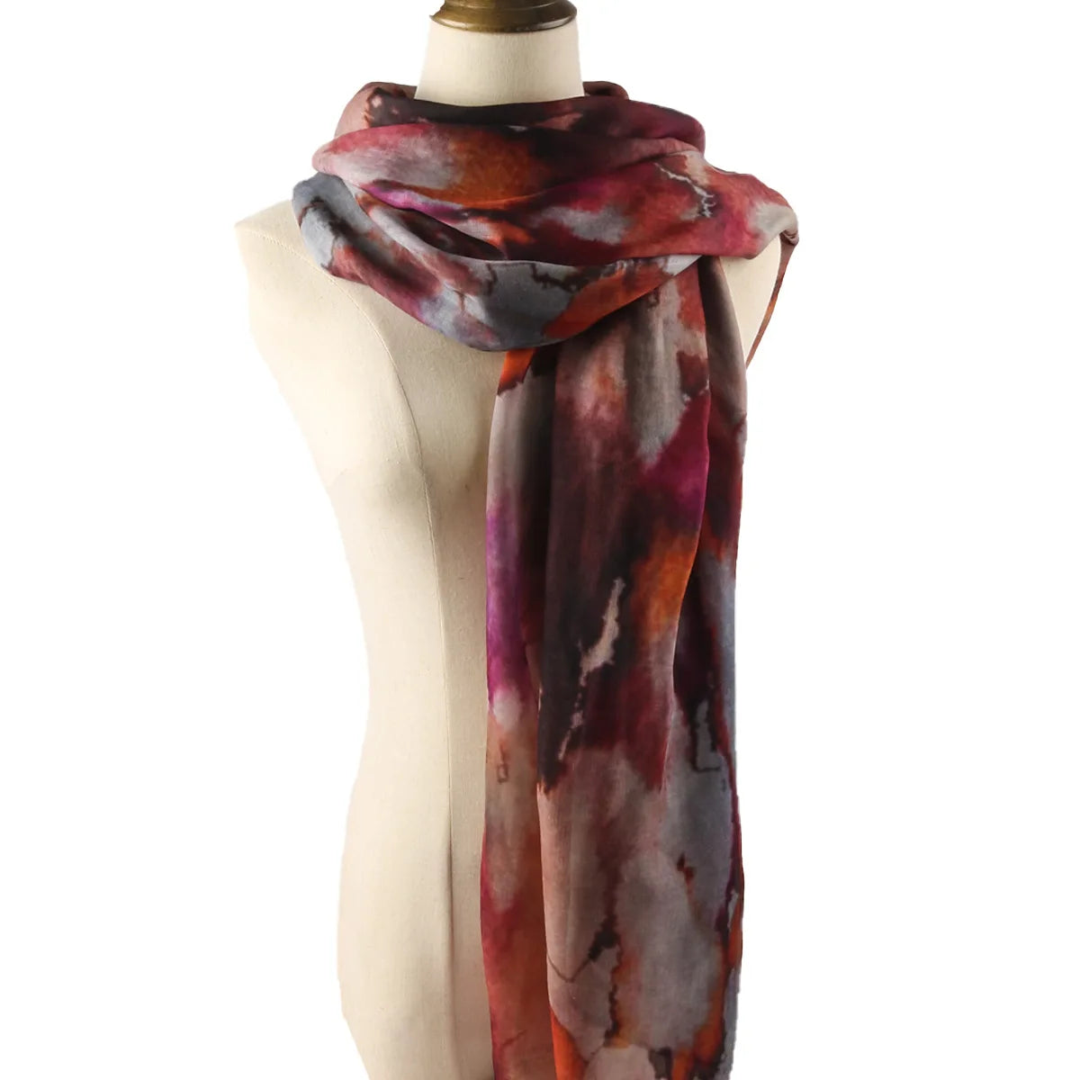 Watercolour Floral Modal Hijab - Lightweight & Soft