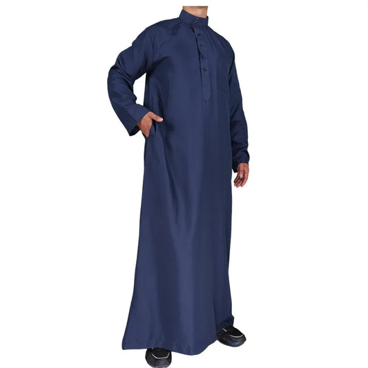 Classic Men’s Kaftan Abaya - Arabic Style Jubba