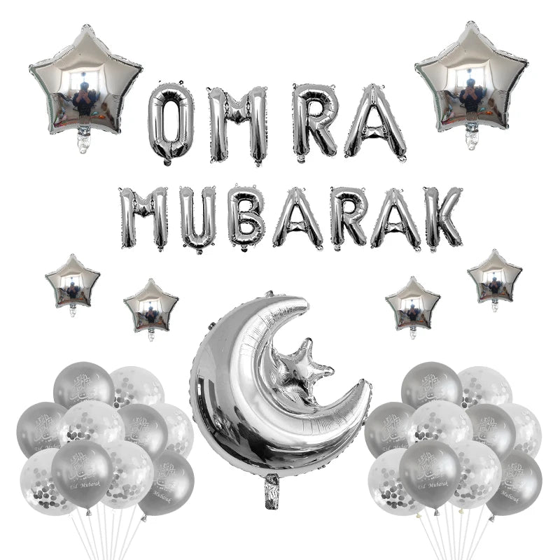 Eid & Umrah Balloon Set – Celebration Decor