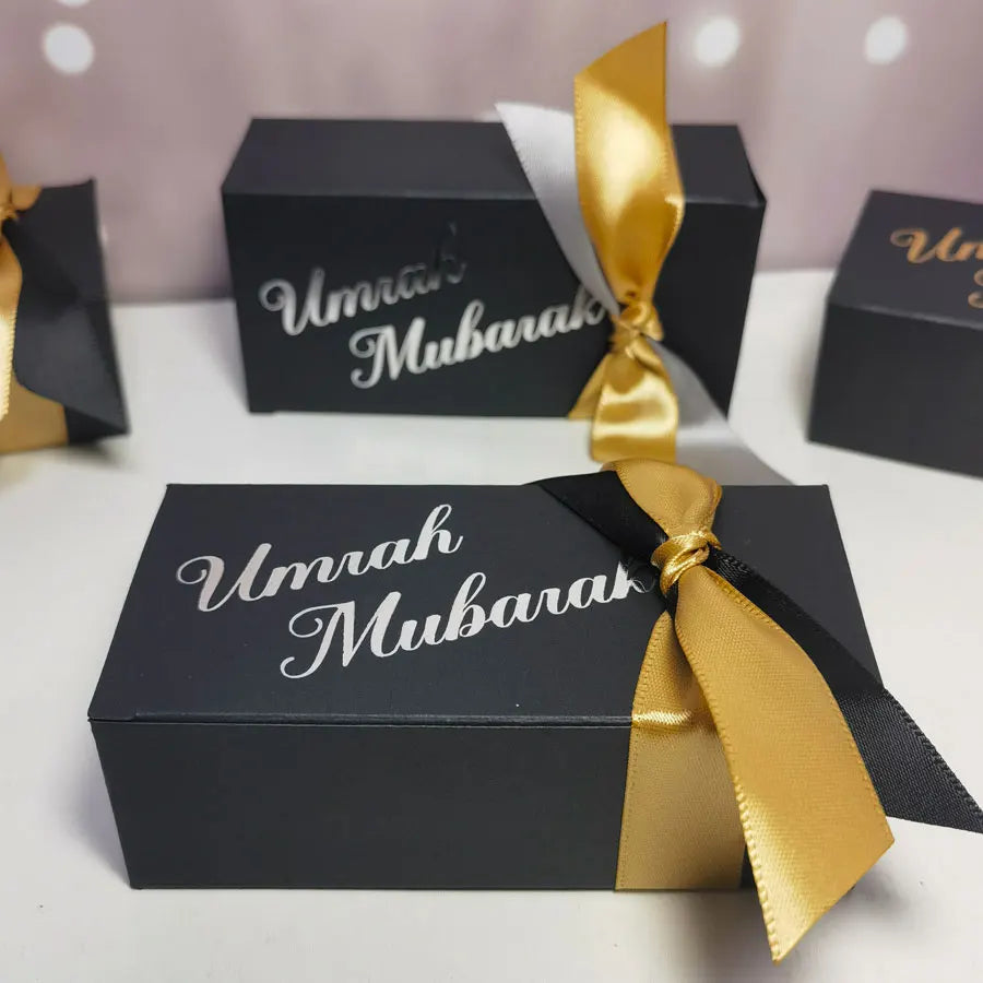 Umrah Mubarak Black Gift Boxes