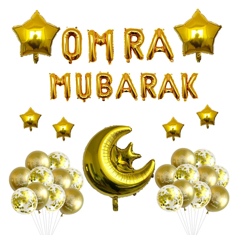 Eid & Umrah Balloon Set – Celebration Decor