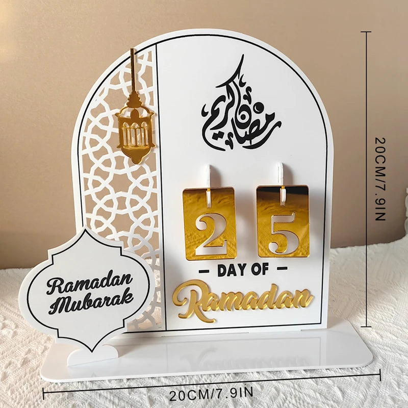 Acrylic Ramadan Countdown Calendar