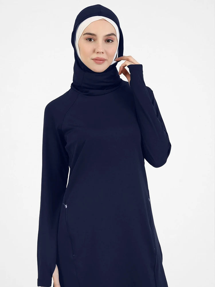 Muslim Women’s Hoodie & Hijab Sportswear Set