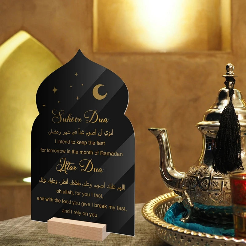 Wooden Ramadan Calendar Board