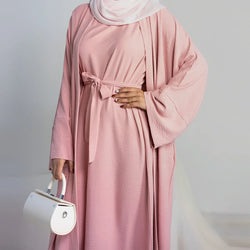 Two Piece Abaya Set Dubai