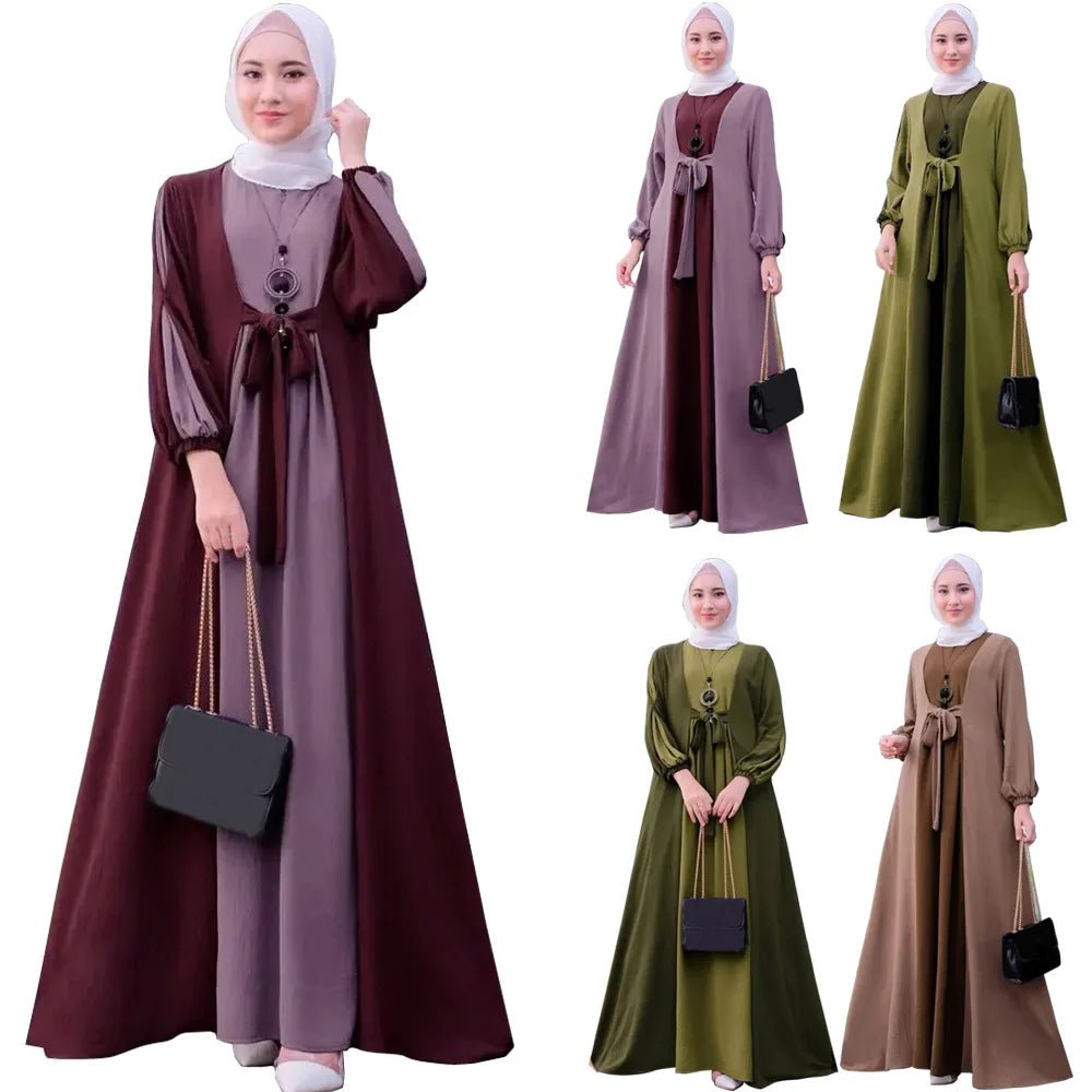 Modest Abayas Long Sleeve Maxi Dresses