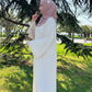Modest Pleated Abaya: Long Sleeve